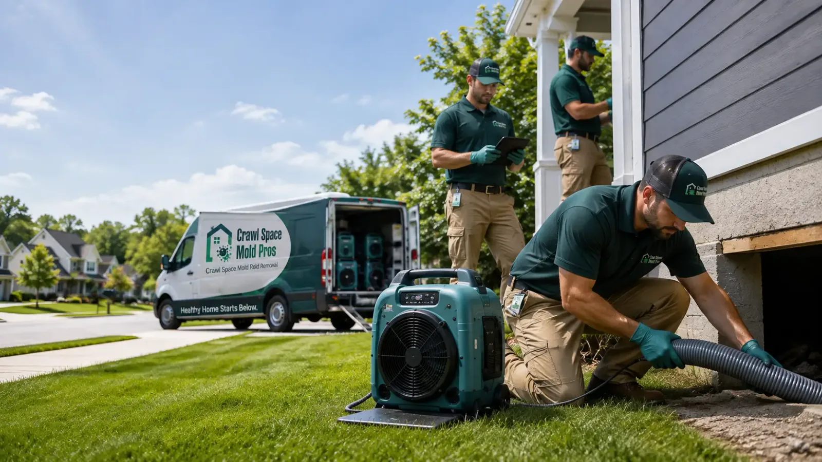 Crawl Space Mold Removal in Montrose, IA
